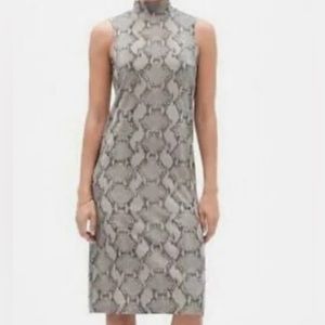 Banana Republic sleeveless snake skin dress- in size medium.